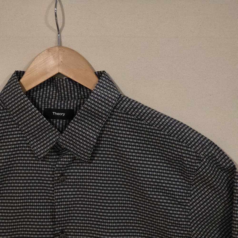 Theory Short Sleeve Button Down XL